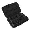 Fish Alarm Bite Indicator, 4 pcs LED Fishing Bite Alarm Set Hangers Swinger Chain Indicator Sound and Light Alert with Carry Case for Fishing Rod view 1