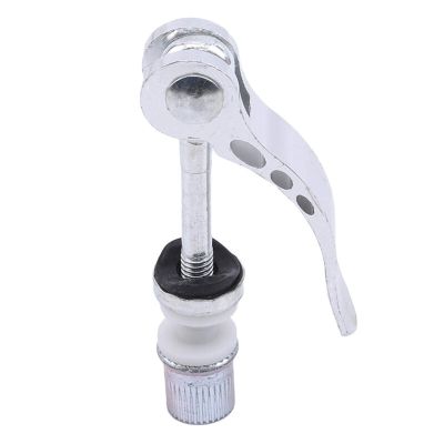 Bicycle Accessories Bicycle Quick Release Aluminium Bike Seat Post Clamp Seatpost Mountain Bike Seat Tube Clamp Bike Parts (Color : Silver)