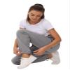Cakulo Plus Size Pants for Women Cargo Hiking Work Golf Travel Camping Waterproof Rain Quick Dry Light Weight Pants Pockets Light Grey 2XL view 3