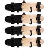 Pmsanzay Skateboard Wall Rack Storage, Holds 4 Boards, Longboard Wall Display Tool Rack, Deck Display Wall Mount Hanger Rack, Home and Garage Skateboard Storage Hanger view 1
