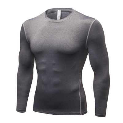 Men's Compression Long Sleeve Shirts, Cool Dry Sport Workout Underwear Shirt Athletic Baselayer Running Gym Tops