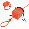 MOPHOEXII Rescue Throw Bag with 50/100 Feet Floating Line,Emergency Throw Bag with Whistle Buckle for Kayaking and Rafting,Safety Equipment for Raft and Boat(Orange, 100) view 3