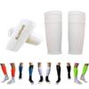 Youth Soccer Shin Guards for Kids Child with Sleeves Soccer Shin Pads and Shin Guard Sleeves Calf Sleeves Protective Gear for Boys Girls Kids Youth Teenagers Adult (White, S 3'3" - 3'11") view 1