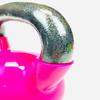 Rainforest Basics Vinyl Coated Cast Iron Kettlebell Weight 35LB Pink color view 3