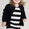 GSVIBK Baby Girl Cotton Cardigans Long Sleeve Kids Button Sweater Girls Crew Neck Cardigan Sweaters 8 Years Black 6112 view 4