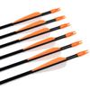 Fiberglass Practice Arrows Archery 28 Inch Target Shooting Safetyglass Recurve Bows Suitable for Youth Children Woman Beginner 6PCS view 4