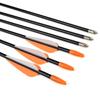 Fiberglass Practice Arrows Archery 26 Inch Target Shooting Safetyglass Recurve Bows Suitable for Youth Children Woman Beginner 12PCS view 4