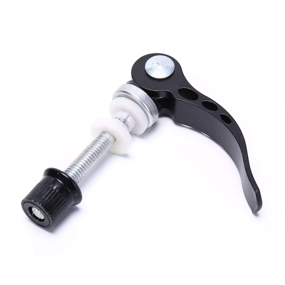 Bicycle Accessories 1 pcs Bicycle Quick Outdoor Release Aluminium Alloy Bike Seat Post Clamp Seatpost Skewer Bolt Mountain Bike Seat Tube Clamp Bike Parts (Color : Black)