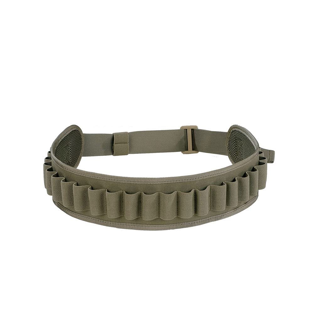 EXCELLENT ELITE SPANKER 24 Rounds Shotgun Shells Bandolier Shotgun Shell Shoulder Holder Shotshells Bandolier Belt(Ranger Green
