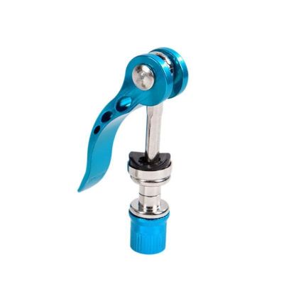Bicycle Accessories Mountain Bike Seat Tube Clamp Outdoor Bicycle Quick Release Aluminium Alloy Bike Seat Post Clamp Seatpost Bike Parts (Color : Blue)