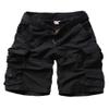 FOURSTEEDS Women's Cotton Loose Fit Multi-Pockets Camouflage Casual Twill Bermuda Cargo Shorts with Belt Black US 18 view 1
