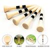 SAPLIZE Bamboo Wood Golf Tees, 100 Pack (2-1/8"), Durable Wooden Golf Tees with Height Marking view 3