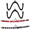 Pmsanzay Universal Sword Display Rack - Adjustable Hooks, Wall Mount, Holds 2 Swords view 1