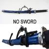 Pmsanzay Universal Sword Display Rack - Adjustable Hooks, Wall Mount, Holds 2 Swords view 4