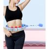 Smart Weighting Magnetic Therapy Hula Hoop, Lose Weight and Never Fall 360 Massage with Counter Adjustable Size and Weight, Suitable for Postpartum Mothers/Students/Office Workers/White/L view 2