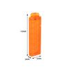 WORKER 10-Round Talon Magazine Short Darts Mag, Half-Length Drat Clip for Nerf and Adventure Force Nexus Pro, Swift Blaster Magazine view 2