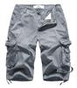FOURSTEEDS Women's Casual Loose Fit Multi-Pockets Camping Hiking Twill Bermuda Cargo Shorts with Belt US 18 Grey view 1
