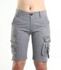 FOURSTEEDS Women's Casual Loose Fit Multi-Pockets Camping Hiking Twill Bermuda Cargo Shorts with Belt US 18 Grey view 2