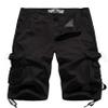 FOURSTEEDS Women's Casual Loose Fit Multi-Pockets Camping Hiking Twill Bermuda Cargo Shorts with Belt US 18 Black view 4
