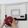 Basketball Hoop Hanging Home Mini Basketball Hoop, Office Bedroom Door Frame Wall-Mounted Basketball Stand, Used for Dunking Practice for Children and Adults (Size : 58.5x40cm) view 3