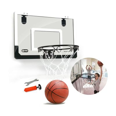 Basketball Hoop Hanging Home Mini Basketball Hoop, Office Bedroom Door Frame Wall-Mounted Basketball Stand, Used for Dunking Practice for Children and Adults (Size : 45.5x30.5cm)