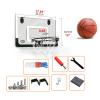 Basketball Hoop Portable Mini Basketball Hoop, Wall-Mounted Basketball Hoop for Children and Adults, Can Dunk, for Home Office Bedroom (Size : 45.5x30.5cm) view 2