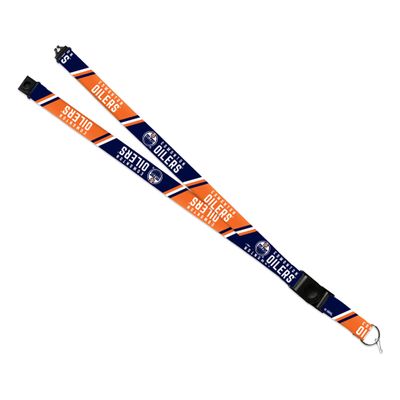 Rico Industries NHL Edmonton Oilers Safety Breakaway Lanyard Large