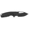 SOG Stout FLK Everyday Carry Compact Camping Folding Knife | G10 & Steel Handle | CRYO D2 Steel Blade | Quick Opening, Blackout, Presentation Box view 2