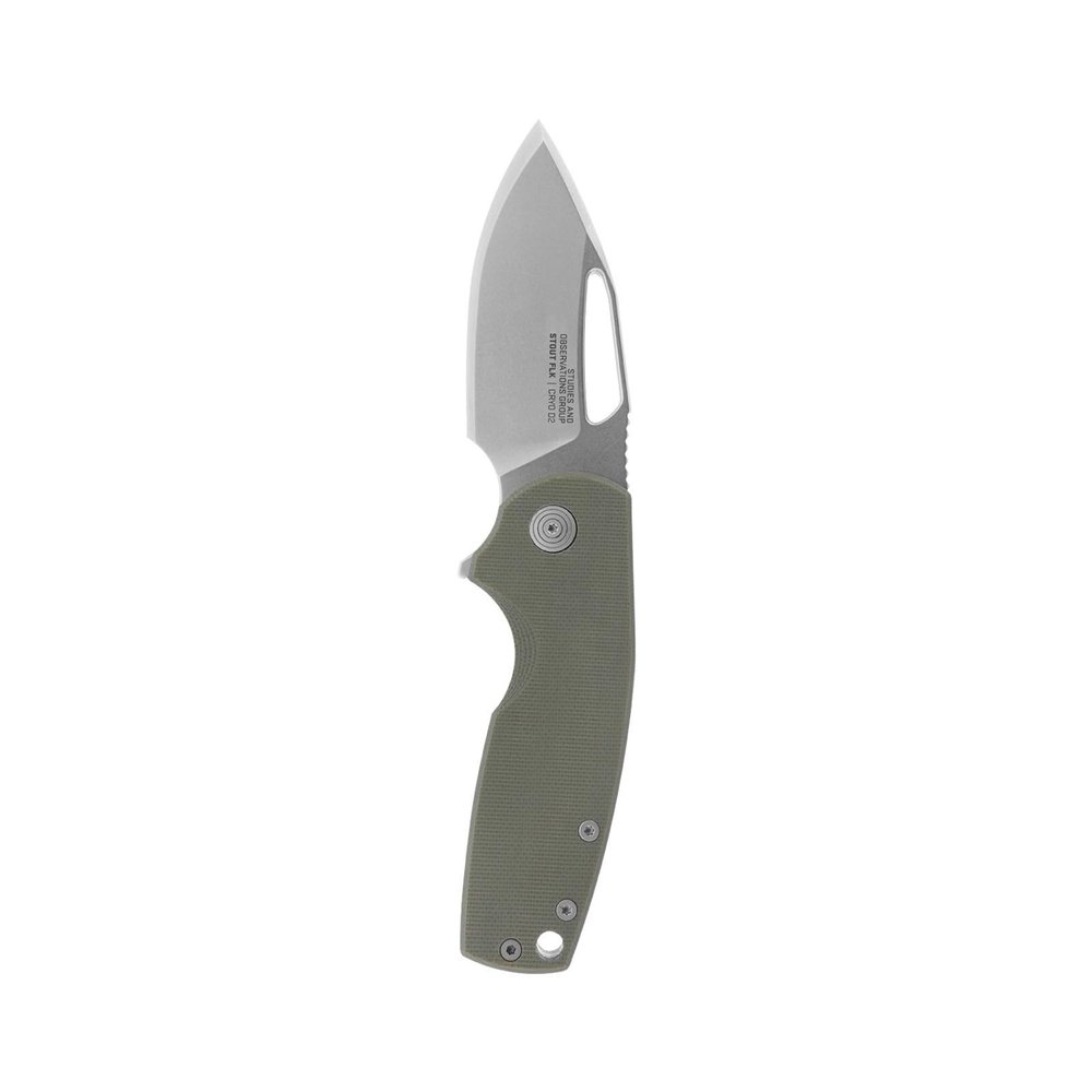 SOG unisex adult Flk Frame Lock SOG X MIKKEL COLLABORATION STOUT GREEN SILVER, Multi