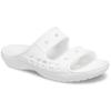 Crocs Men's and Women's Baya Two-Strap Slide Sandals, White, 11 Women/9 Men view 3