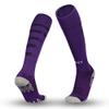 ORKY Soccer Socks for Kids Youth, Knee Length Thick Footbed Design, Women Sports Compression Sock (2 Pairs Pack Purple) view 1
