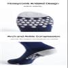 ORKY Soccer Socks for Kids Youth, Knee Length Thick Footbed Design, Women Sports Compression Sock (2 Pairs Pack Purple) view 4