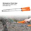 Pocket Chainsaw Chain Rope Portable Hand Saw Folding Survival Chain Saw with Bi-Directional Teeth view 3