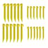 24Pcs Tent Pegs Plastic Spike Hook Awning Camping Caravan Visual Marker,12x 6inch + 12x 9inch view 1