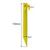 24Pcs Tent Pegs Plastic Spike Hook Awning Camping Caravan Visual Marker,12x 6inch + 12x 9inch view 2