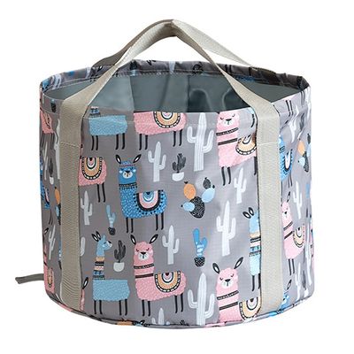 Portable Folding Bucket,Wash Basin Water Container for Foot Bath,Car Wash,Fishing,Outdoor Camping Etc (21L and 26L) (Color : D, Size : X-Large)