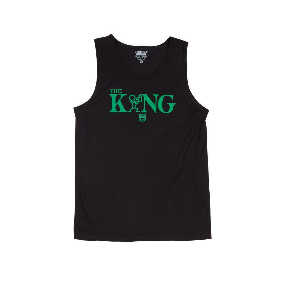DETHRONE - The King Tank - Black, Medium