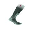 Eurosock Standard ECO Light Weight Ski Socks, White/Black, MD (Men's Shoe 7-9 Women's Shoe 8-10)