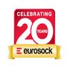 Eurosock Standard ECO Light Weight Ski Socks, White/Black, MD (Men's Shoe 7-9 Women's Shoe 8-10) view 4
