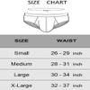 TANBEAN Men's Low Waist Bikini Underpants Sexy Silky Thong B1183 (L, White) view 3