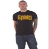 EPMD T Shirt Distressed Classic Logo Official Mens Black Size M view 1