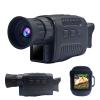 QiaoDongDian 2021 Digital Night Vision Monocular for Travel Infrared Monoculars Save Photos/Videos,IR Spy Gear for Hunting/Surveillance -100% Darkness (Color : Black) view 1