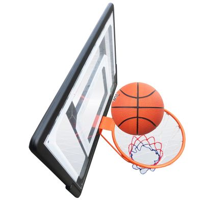 Basketball Hoop Indoor and Outdoor Portable Basketball Hoop, Home Office Wall Basketball Stand, with PC Backboard and Metal Hoop Kit, for Children and Adults (Color : Style1)