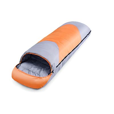 XIXIDIAN Sleeping Bag- 4 Seasons Warm Cold Weather Lightweight, Portable, Waterproof Sleeping Bag with Compression Sack for Warm Camping Hiking Outdoor Travel Hunting (Color : Orange)