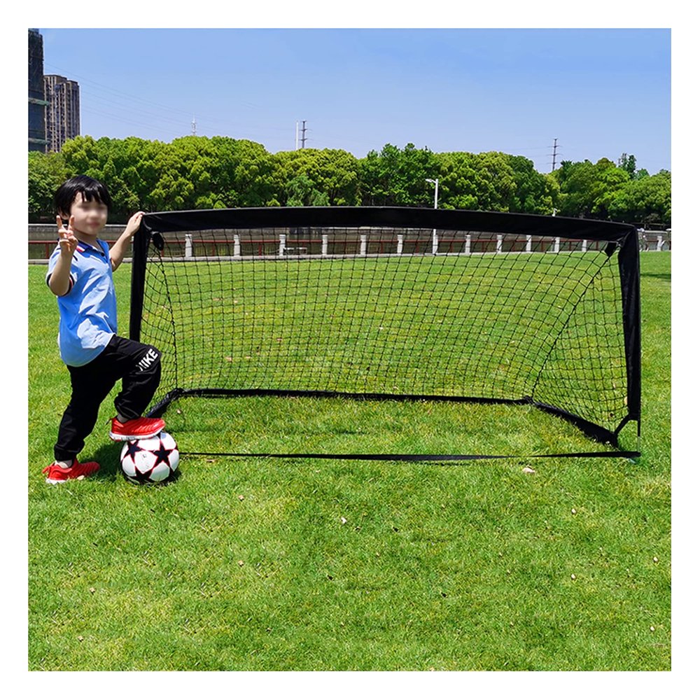 Soccer Goal Hua Large Outdoor Sports Football Goal with Pop-up Net, Portable Storage Football Training Equipment, for Home Backyard School Playground, Easy to Install