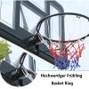 Basketball Hoop Large Wall Basketball Stand with PC Backboard and Metal Hoop, Indoor & Outdoor Garden Playground Basketball Training Rack, for Children Teenagers and Adults view 3