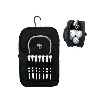 VIVA EAGLE Golf Ball Bag Multiple Pockets to Store Accessories and Valuables with Clip to Bag, 5.5 (W) x 7.9 (H)