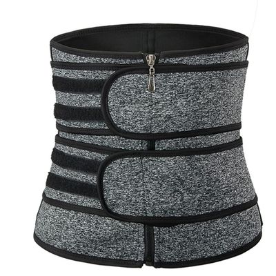 Men Neoprene Sweat Waist Trainer Corset Trimmer Belt, Waist Cincher Shaper Slimmer S-6XL(Size:L)