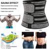 Men Neoprene Sweat Waist Trainer Corset Trimmer Belt, Waist Cincher Shaper Slimmer S-6XL(Size:L) view 3
