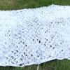 KOOEIN Camouflage Net White,Sunscreen Camo Net,Shade Net,Indoor/Outdoor,Oxford Cloth Net for Decoration,Army Hunting Party,Anti-uv Tarpaulin,Breathable,4x6m/13.1x19.7ft view 4